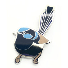 Load image into Gallery viewer, Superb Fairywren pin