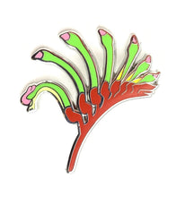 Load image into Gallery viewer, Red and Green Kangaroo Paw pin
