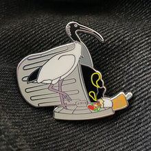 Load image into Gallery viewer, Bin Chicken scores Kebab pin