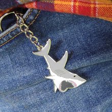 Load image into Gallery viewer, Great White Shark Keychain
