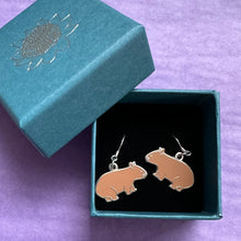 Load image into Gallery viewer, Wombat earrings
