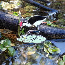 Load image into Gallery viewer, Jacana on Lily pin
