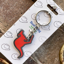 Load image into Gallery viewer, Red Kangaroo Keychain
