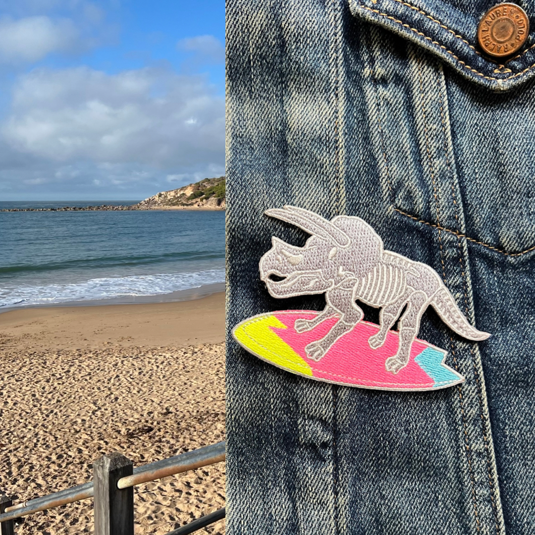 Surf’s Up Triceratops patch