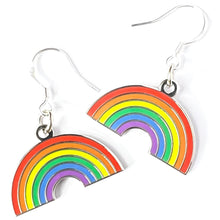Load image into Gallery viewer, Pride Rainbow earrings
