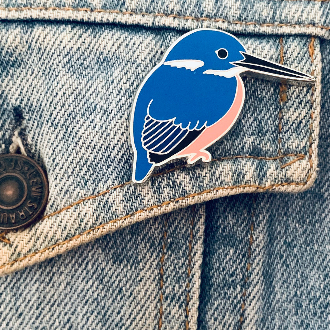 Azure Kingfisher pin