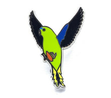 Load image into Gallery viewer, Orange-bellied Parrot pin
