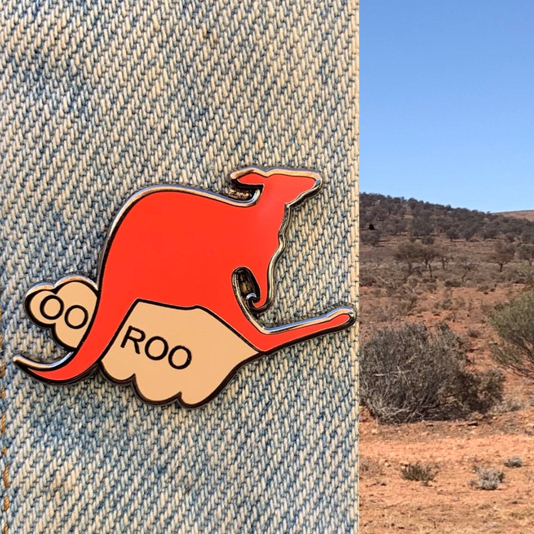 Ooroo pin – Bush Bling