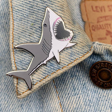 Load image into Gallery viewer, Great White Shark pin
