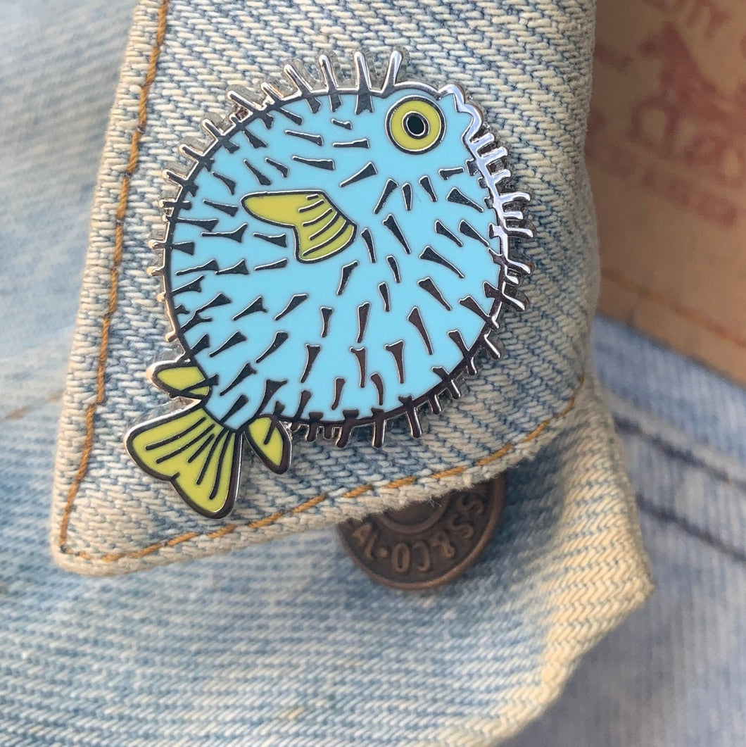 Puffer Fish pin