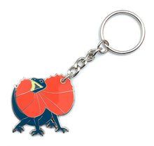 Load image into Gallery viewer, Frilled-necked lizard keychain
