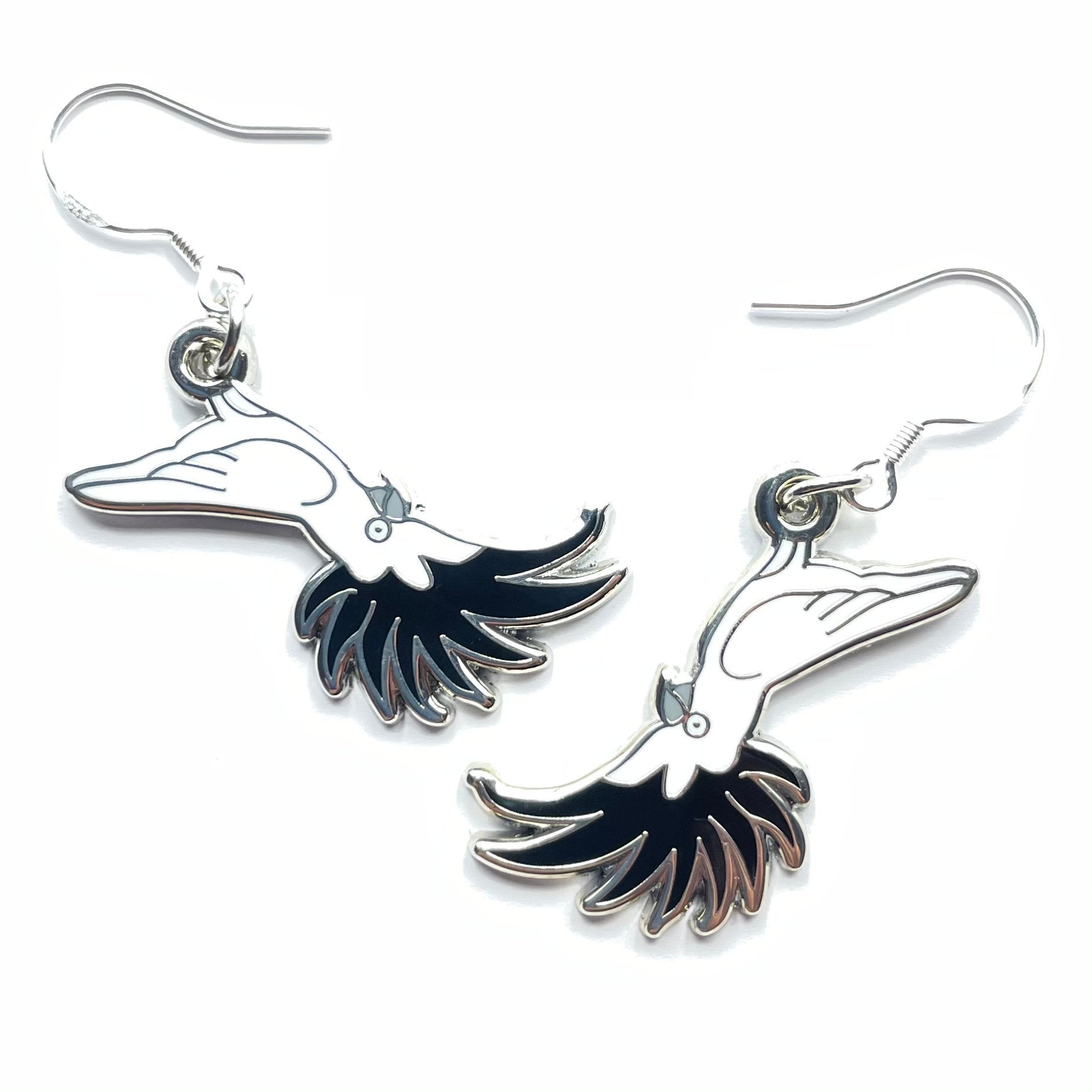 Cockatoo earrings sales