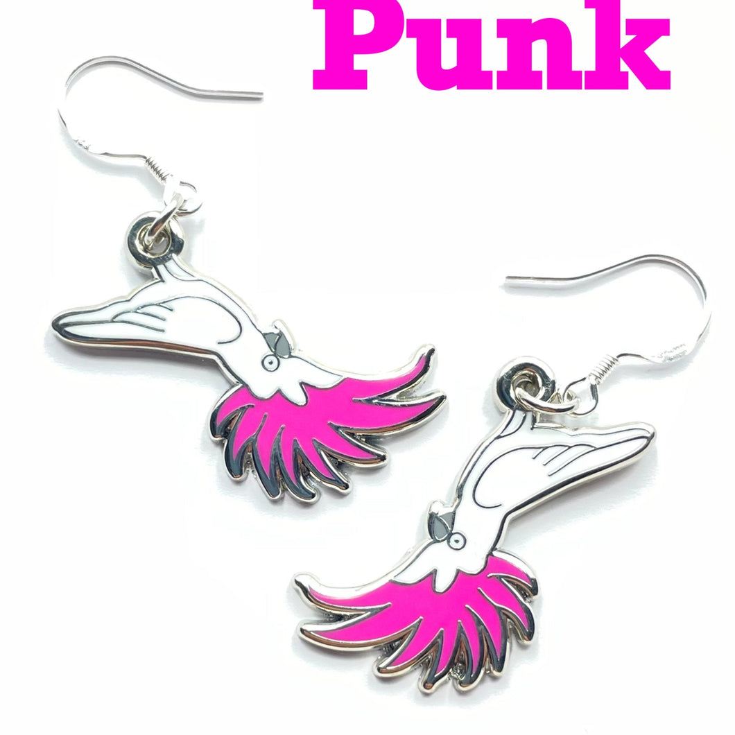 Punk Cockatoo earrings